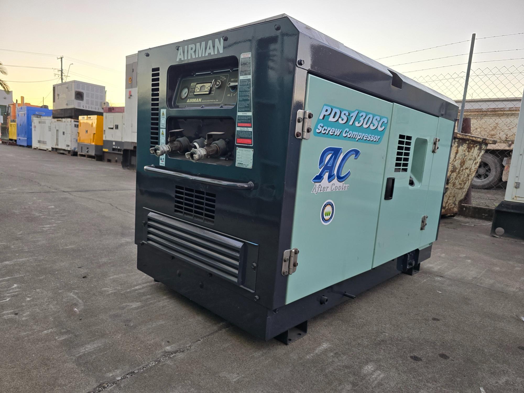 2016 Airman PDS130SC 130CFM Silenced Diesel Compressor 