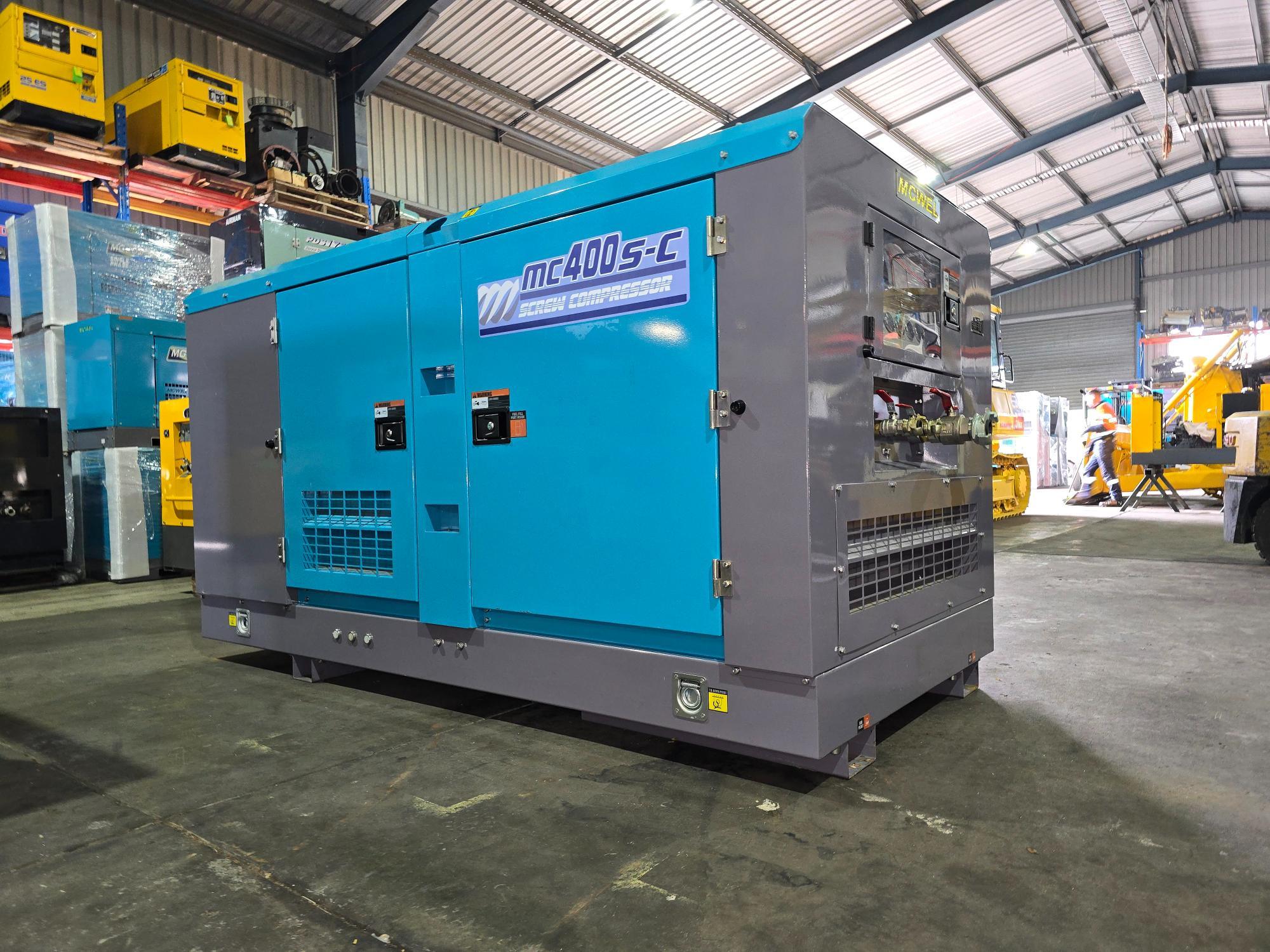 2023 MCWEL Cummins MC400S-C Silenced Diesel Compressor 