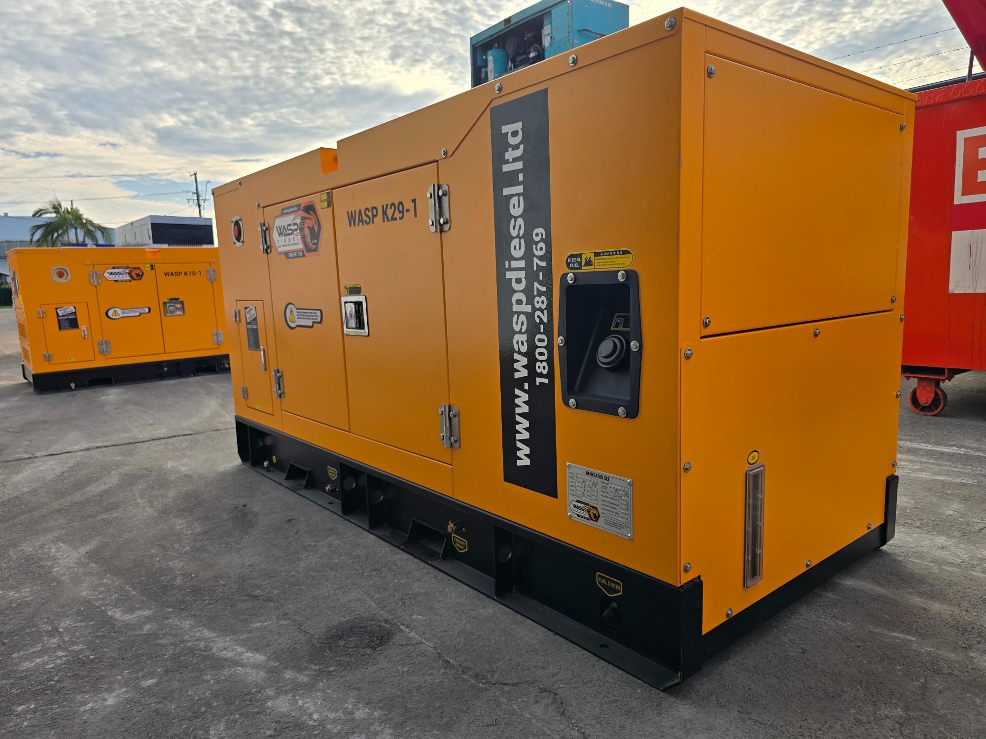 2025 WASP Kubota K29-1 23KVA Silenced Diesel Generator  