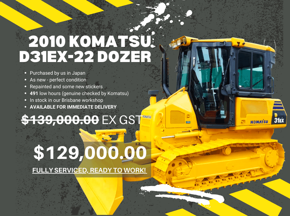 2010 Komatsu D31EX-22 Bulldozer