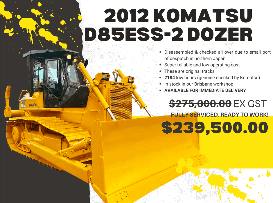 2012 Komatsu D85ESS-2 Bulldozer