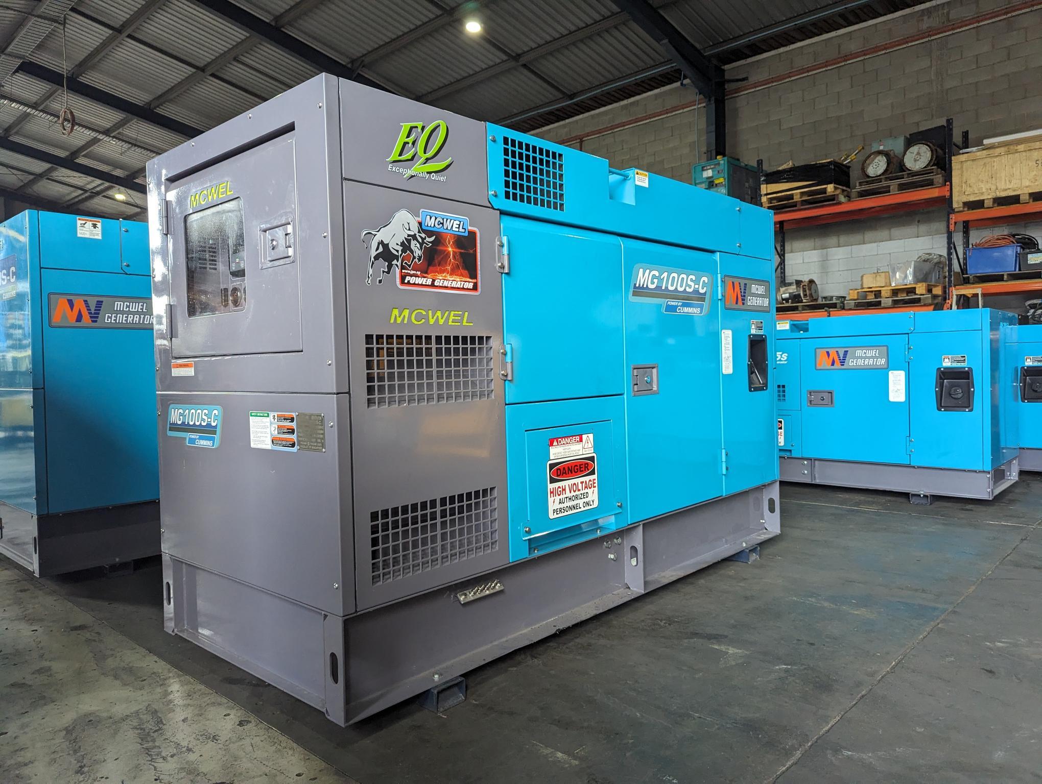 2024 MCWEL MG100S-C CUMMINS 80KVA